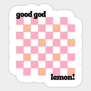 Good God, Lemon! - Jack Donaghy - 30 Rock Sticker